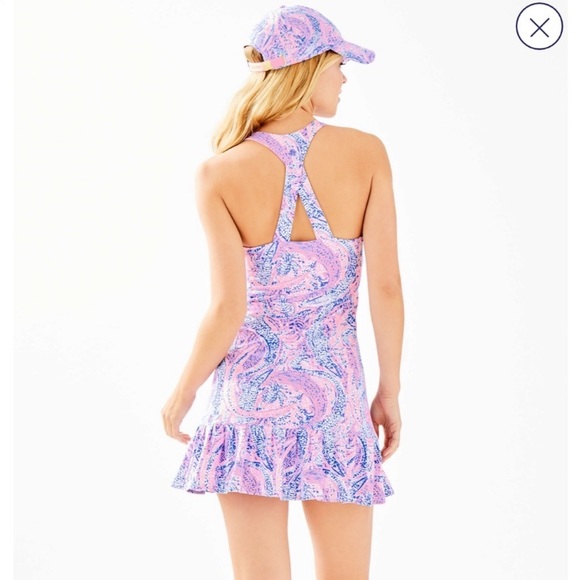Lilly Pulitzer UPF 50+ Meryl Nylon Ace Tennis Dress NWT size XL Maybe Gator - Picture 2 of 12